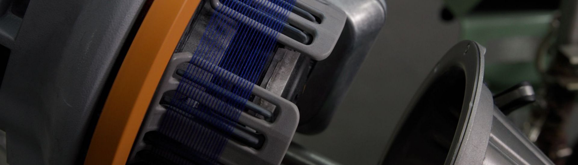 A modern weaving machine.